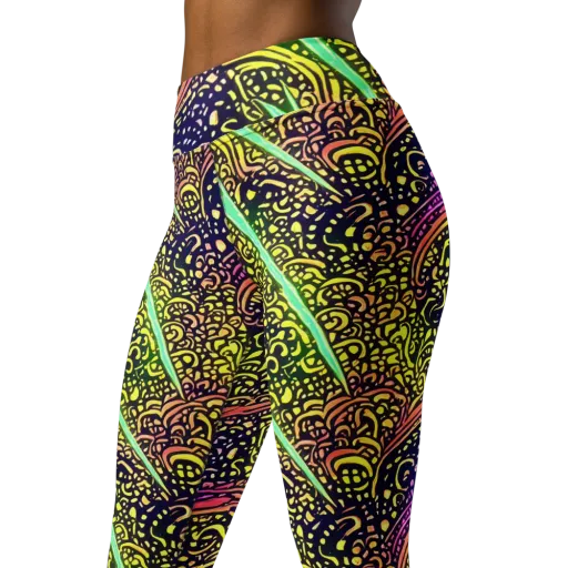 Isenbrant Illumination on a Yoga Leggings