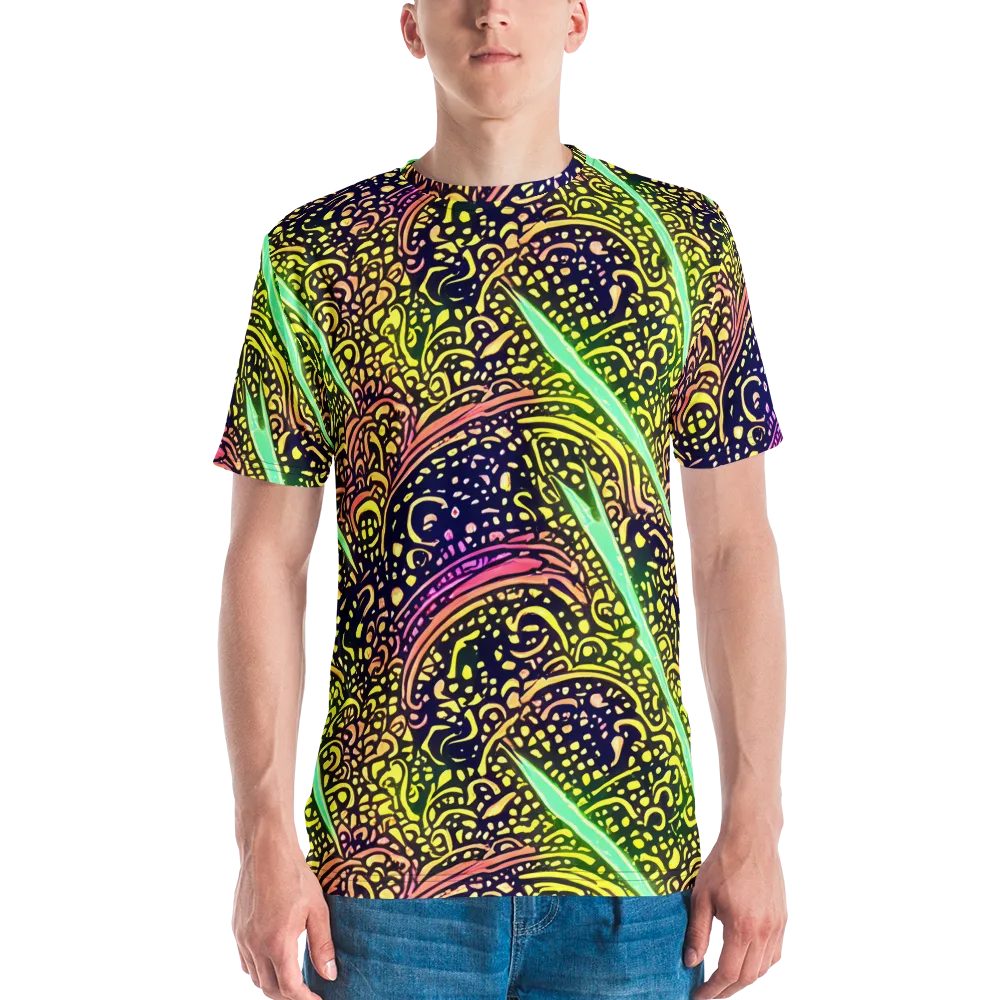 Isenbrant Illumination on Men's Crew Neck T-Shirt — Front