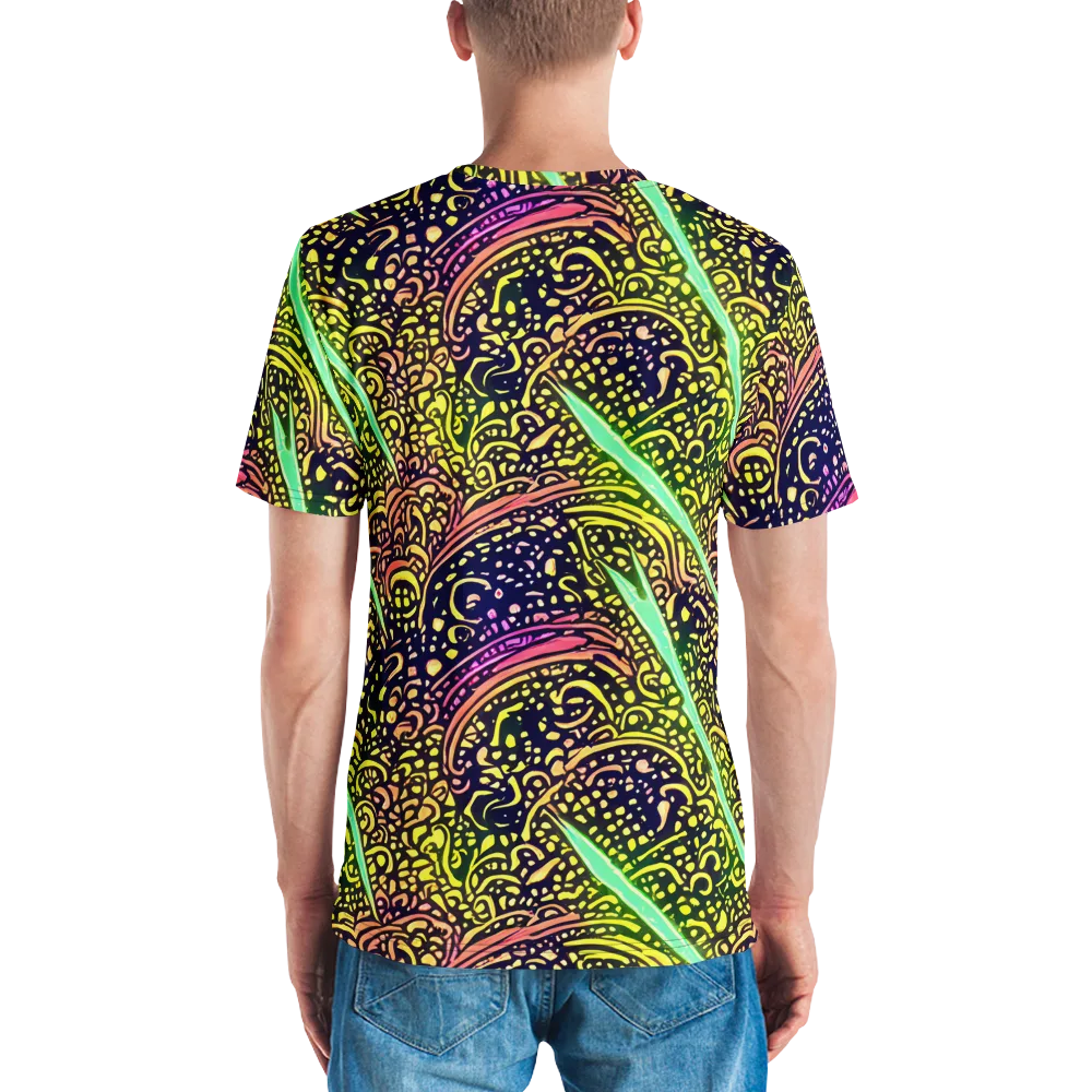 Isenbrant Illumination on Men's Crew Neck T-Shirt — Back