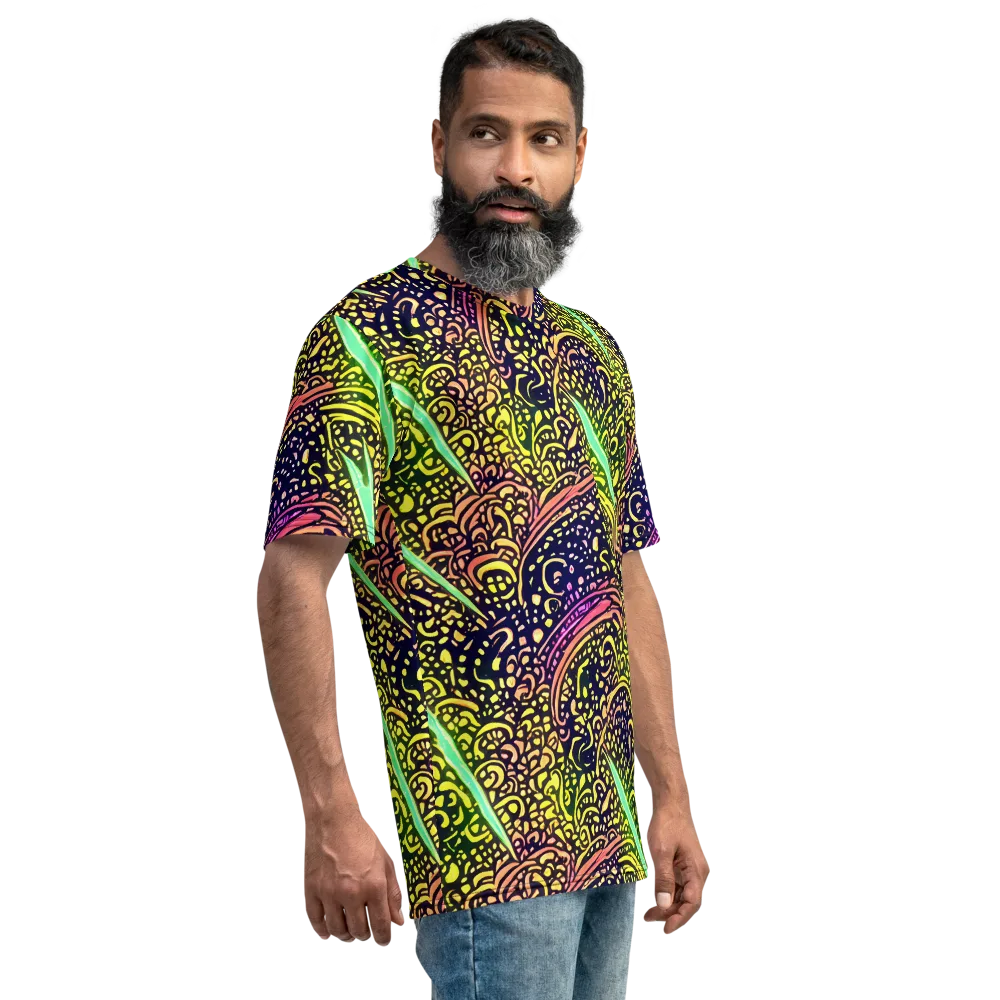 Isenbrant Illumination on Men's Crew Neck T-Shirt — Right