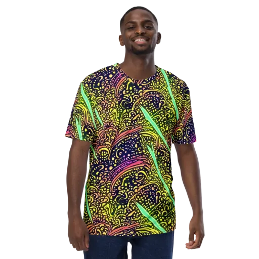 Isenbrant Illumination on a Men's Crew Neck T-Shirt