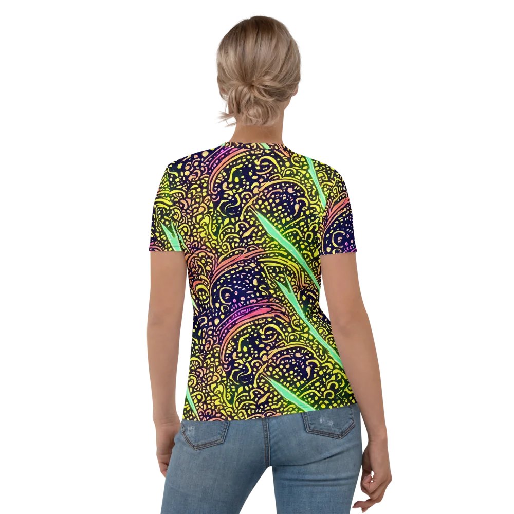 Isenbrant Illumination on Women's Crew Neck T-Shirt — Back