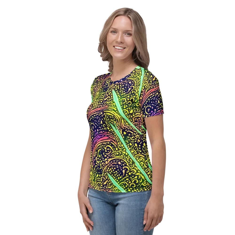 Isenbrant Illumination on Women's Crew Neck T-Shirt — Left