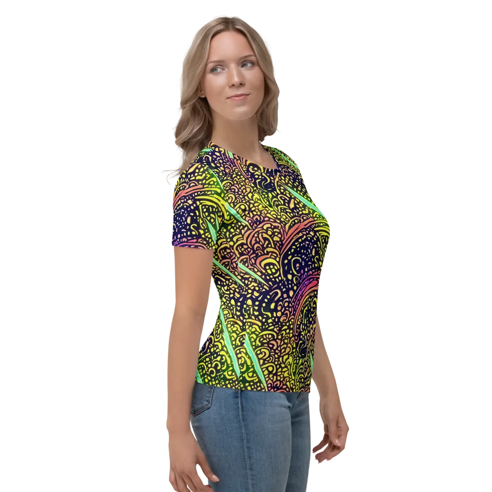Isenbrant Illumination on Women's Crew Neck T-Shirt — Right