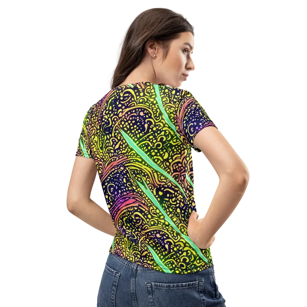 Isenbrant Illumination on Women's Crew Neck T-Shirt — Back