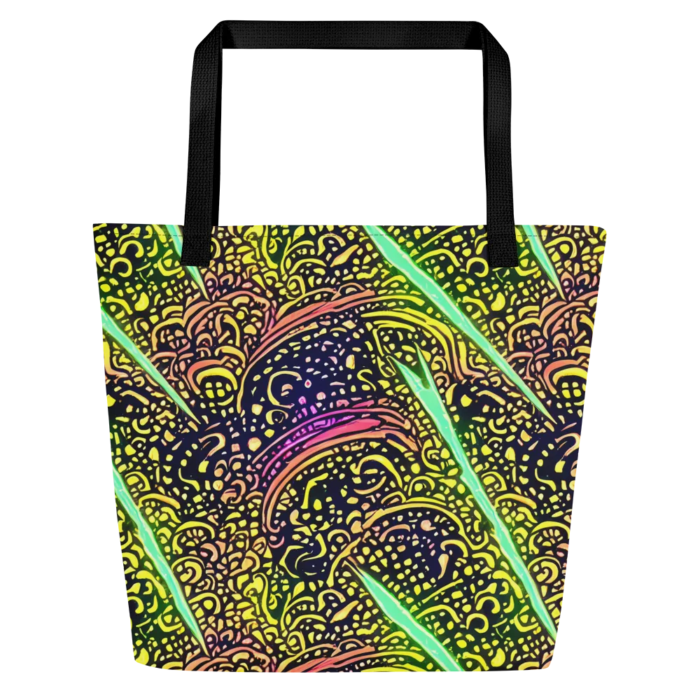 Isenbrant Illumination on Large Tote Bag W/ Pocket — Front