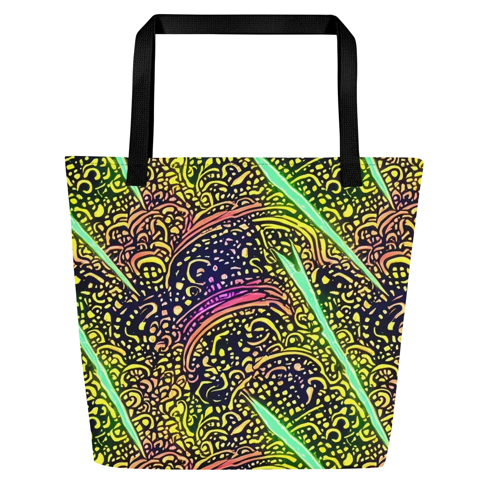 Isenbrant Illumination on Large Tote Bag W/ Pocket — Front