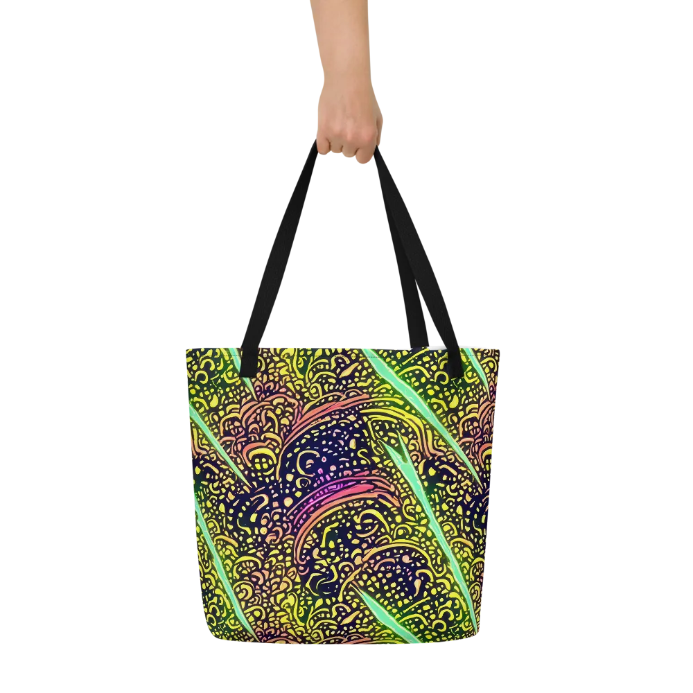 Isenbrant Illumination on Large Tote Bag W/ Pocket — Front