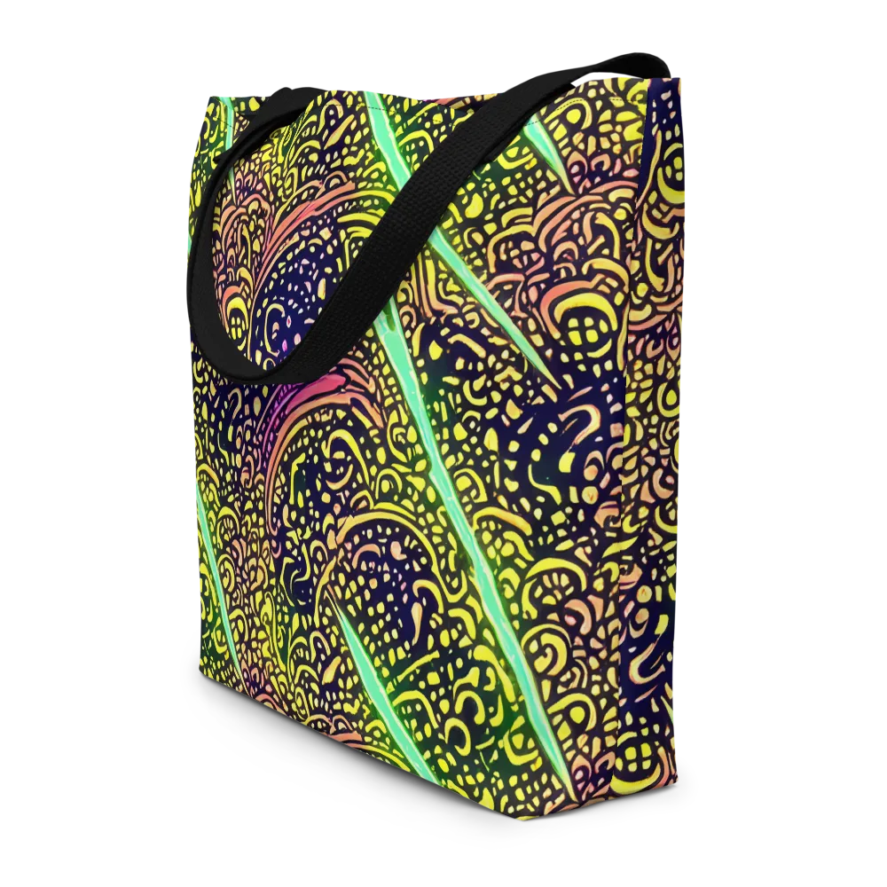 Isenbrant Illumination on Large Tote Bag W/ Pocket — Front