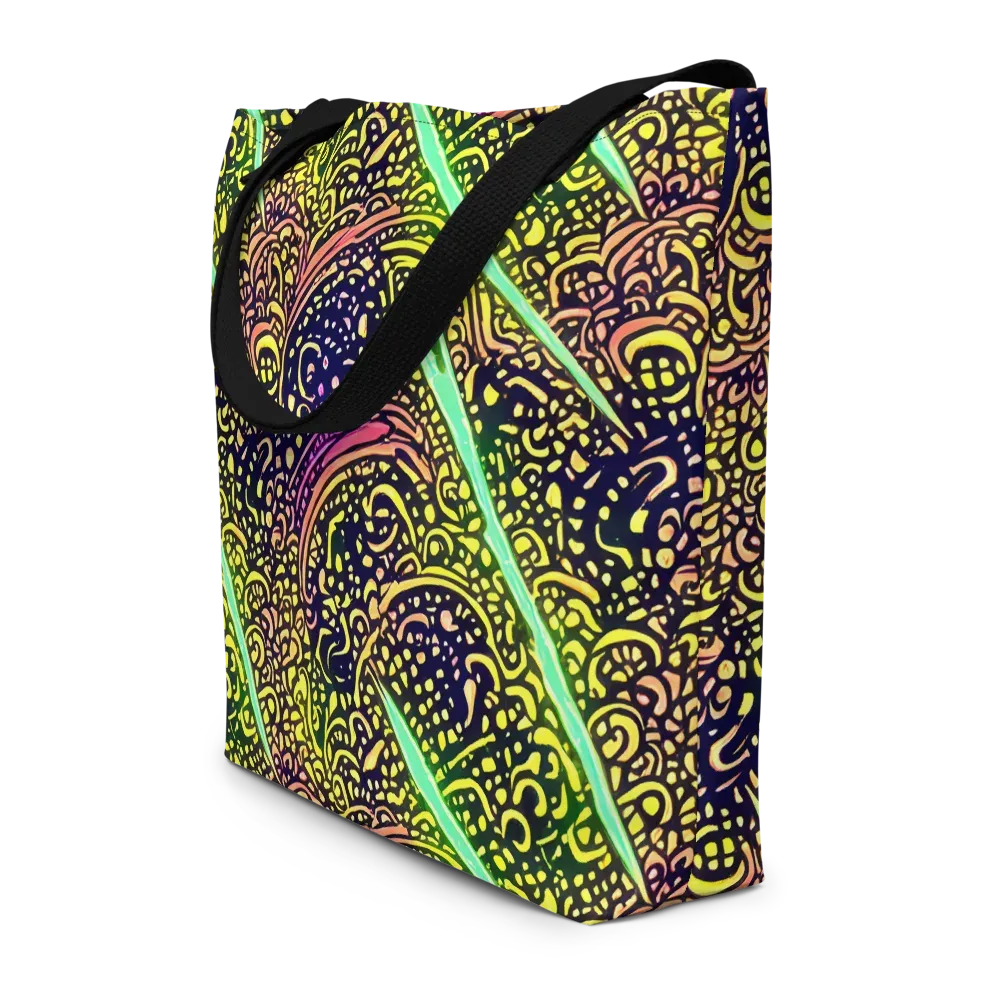 Isenbrant Illumination on Large Tote Bag W/ Pocket — Front