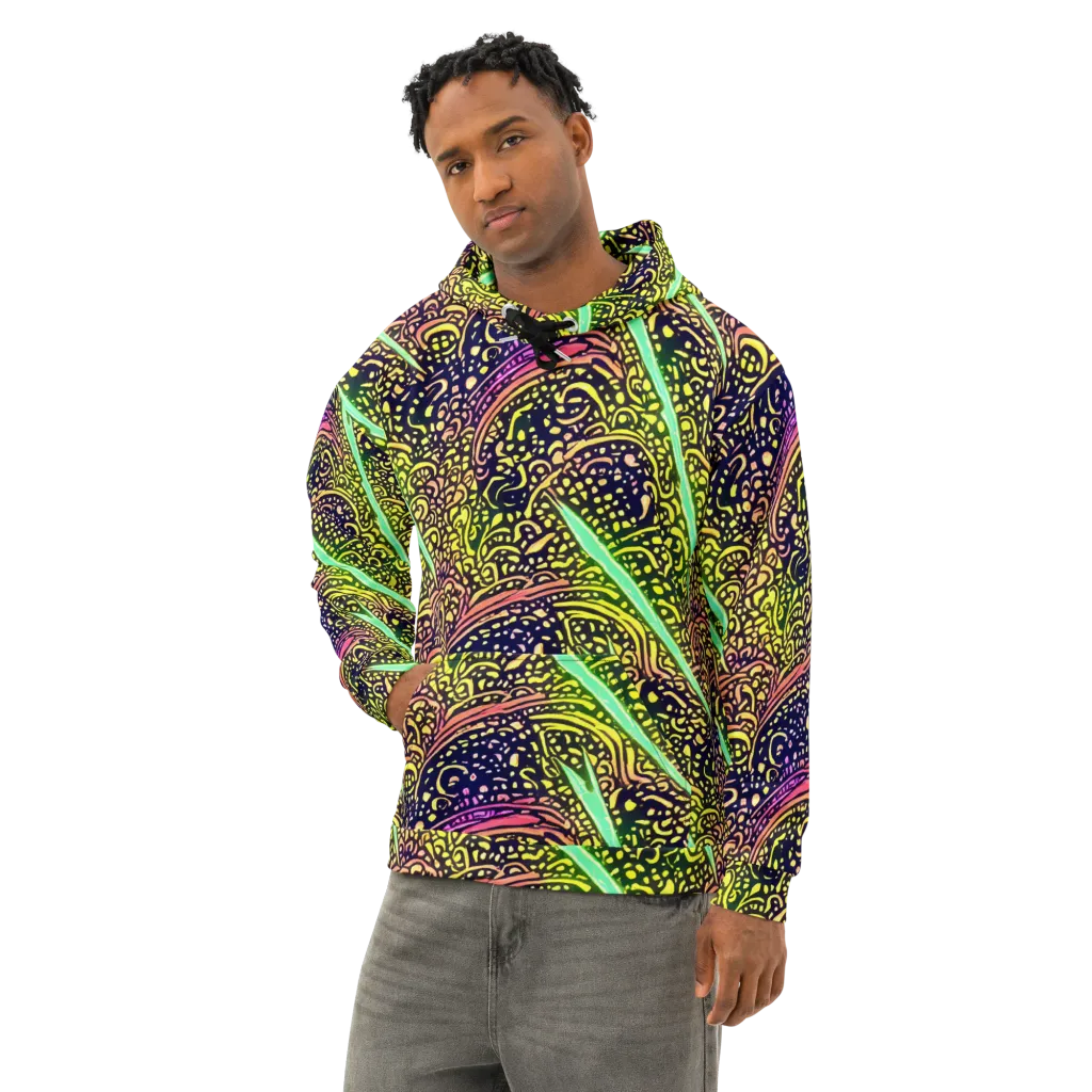 Isenbrant Illumination on Cotton Hoodie — Left Front