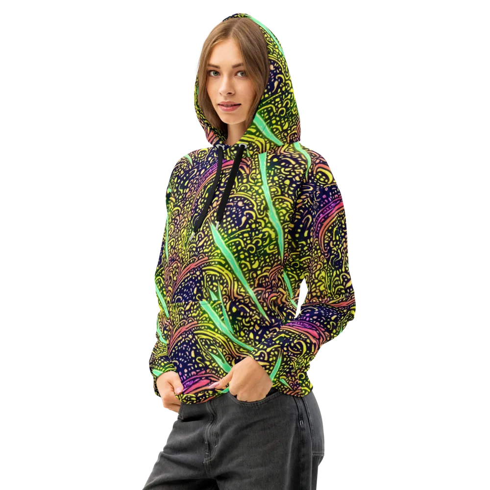 Isenbrant Illumination on Cotton Hoodie — Left Front