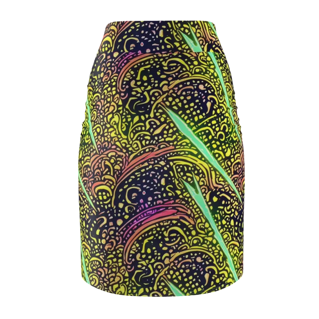 Isenbrant Illumination on Pencil Skirt — Back
