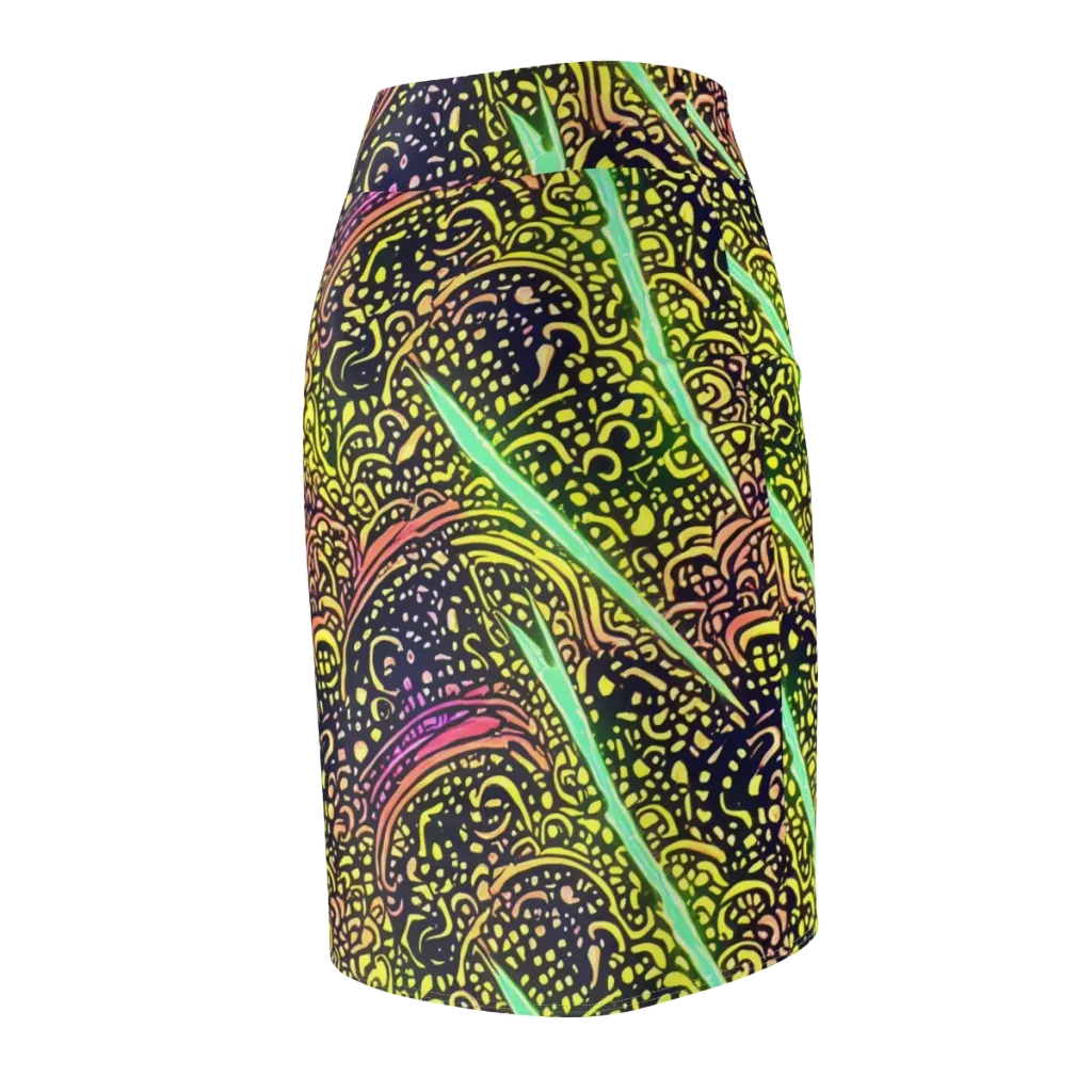 Isenbrant Illumination on Pencil Skirt — Back Side