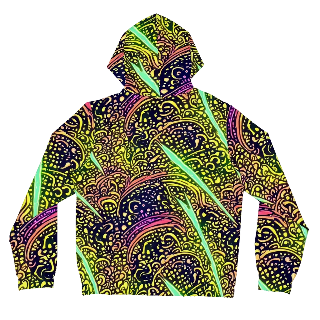 Isenbrant Illumination on Women's Full-Zip Hoodie — Back