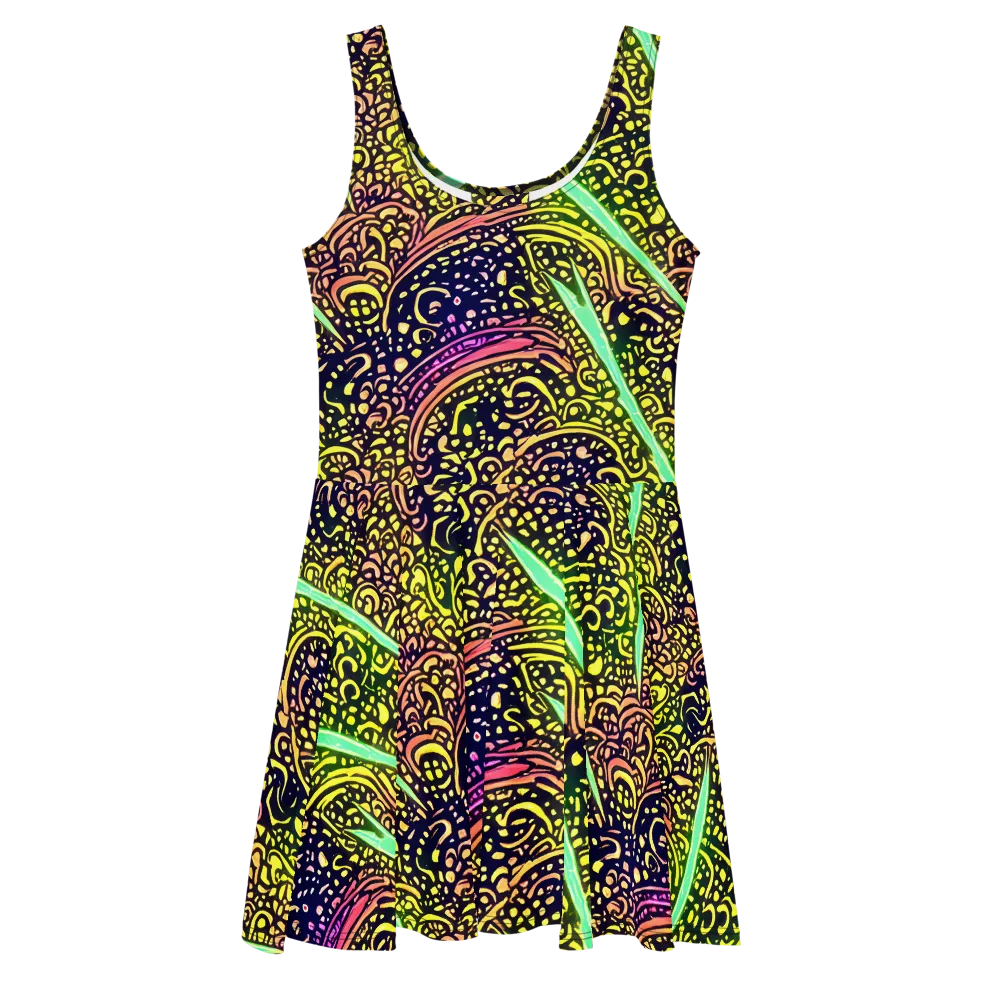 Isenbrant Illumination on Skater Dress — Front