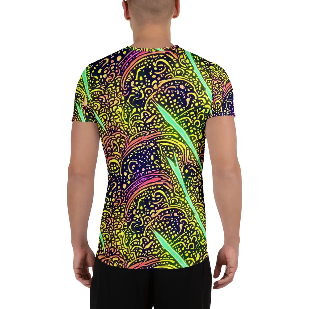 Isenbrant Illumination on Men's Athletic T-Shirt — Back