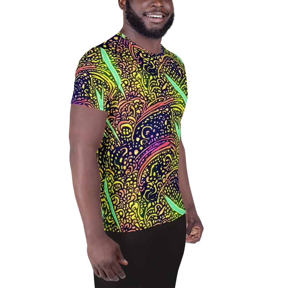 Isenbrant Illumination on Men's Athletic T-Shirt — Right