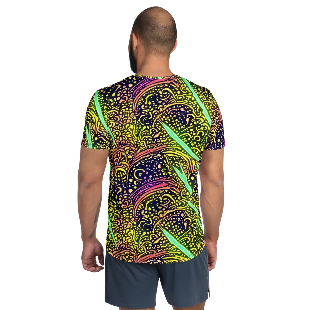 Isenbrant Illumination on Men's Athletic T-Shirt — Back
