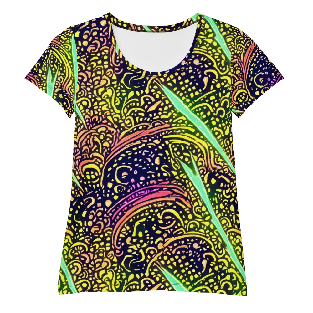 Isenbrant Illumination on Women's Athletic T-Shirt — Front
