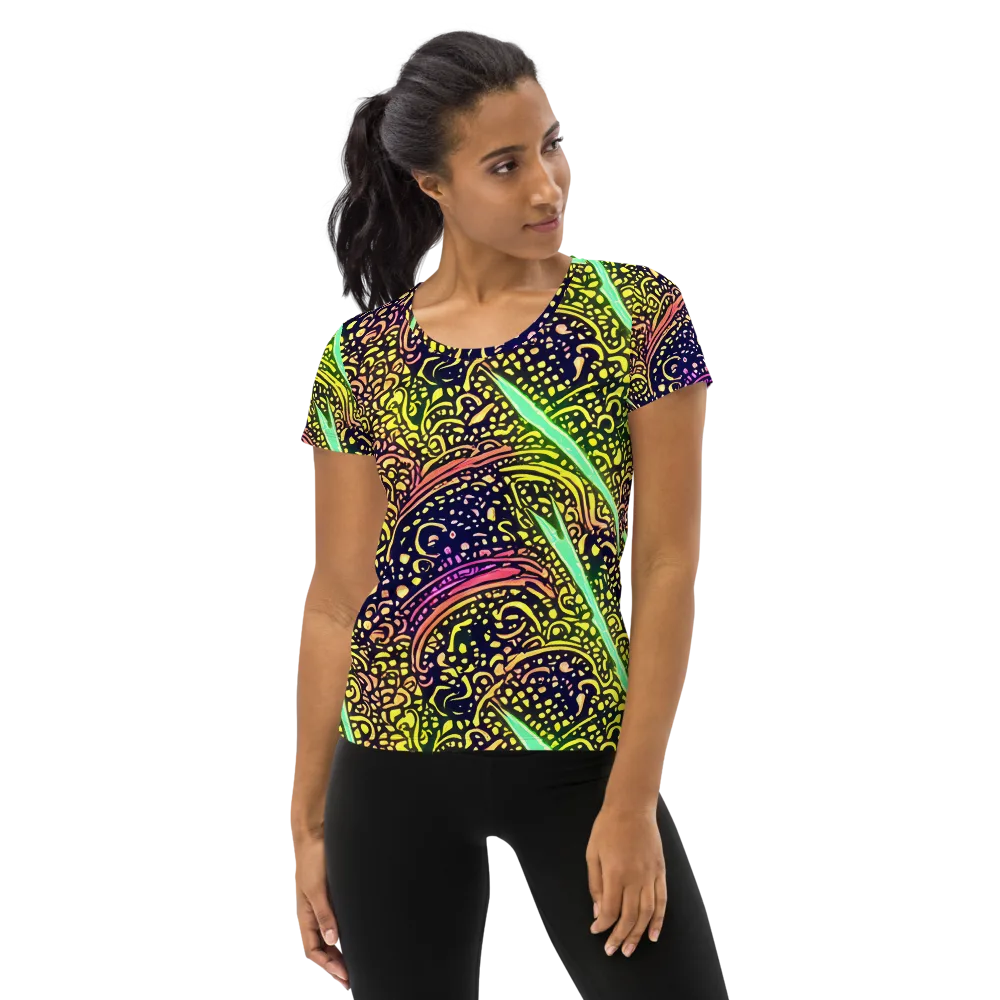 Isenbrant Illumination on Women's Athletic T-Shirt — Front