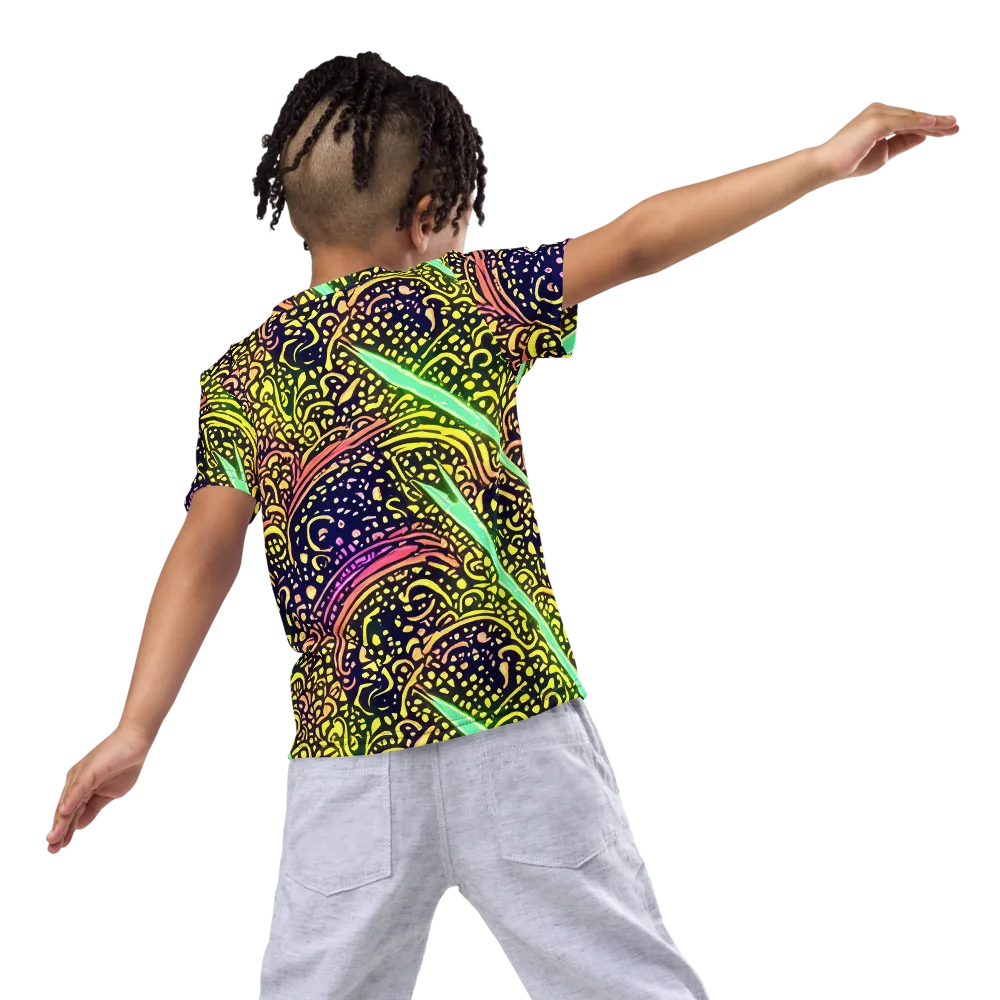 Isenbrant Illumination on Kids Crew Neck T-Shirt — Back
