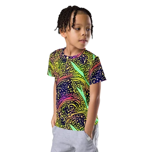 Isenbrant Illumination on a Kids Crew Neck T-Shirt