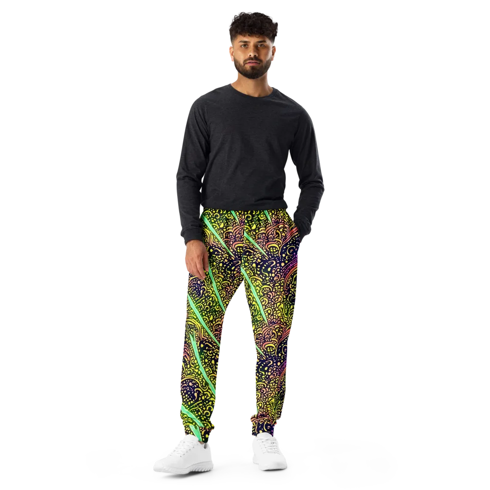 Isenbrant Illumination on Men's Joggers — Front