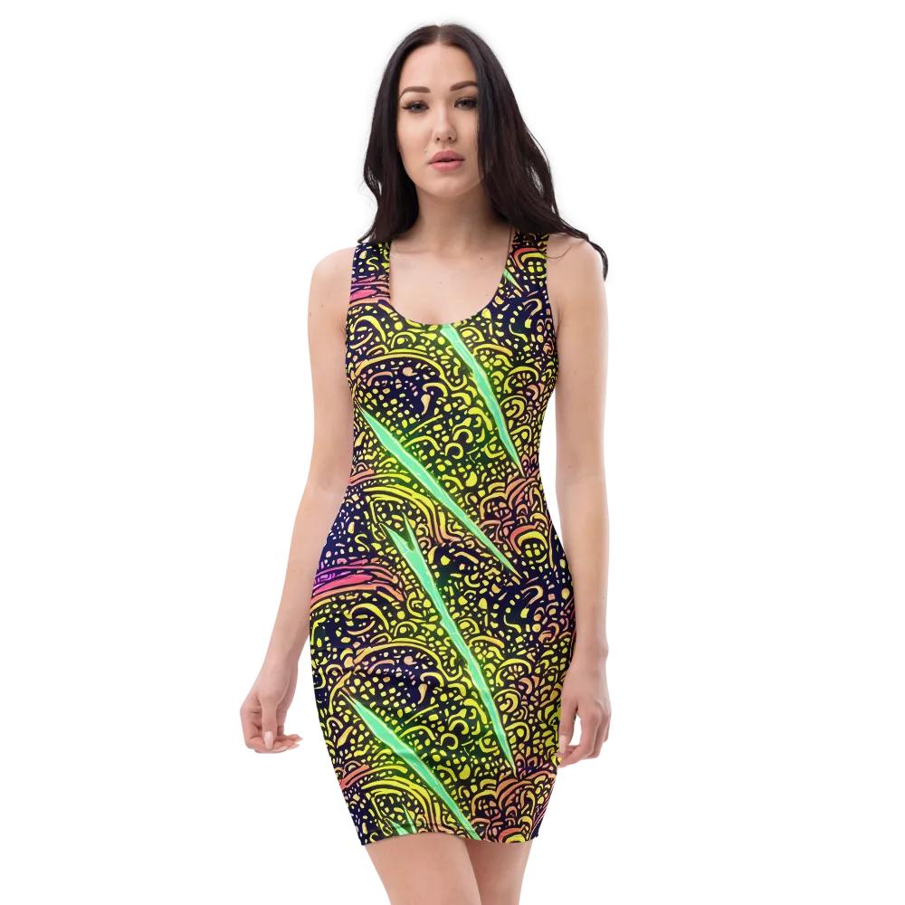 Isenbrant Illumination on Bodycon Dress — Front