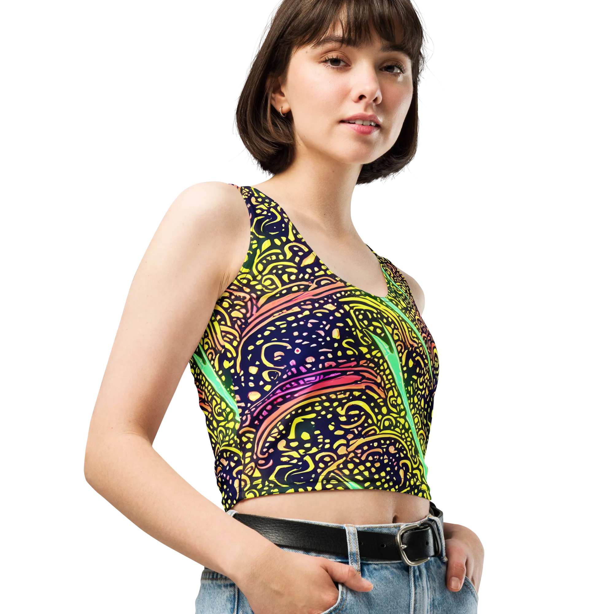 Isenbrant Illumination on Crop Top — Right Front