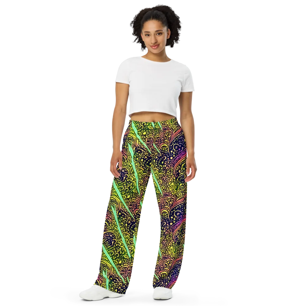 Isenbrant Illumination on Wide-Leg Pants — Front