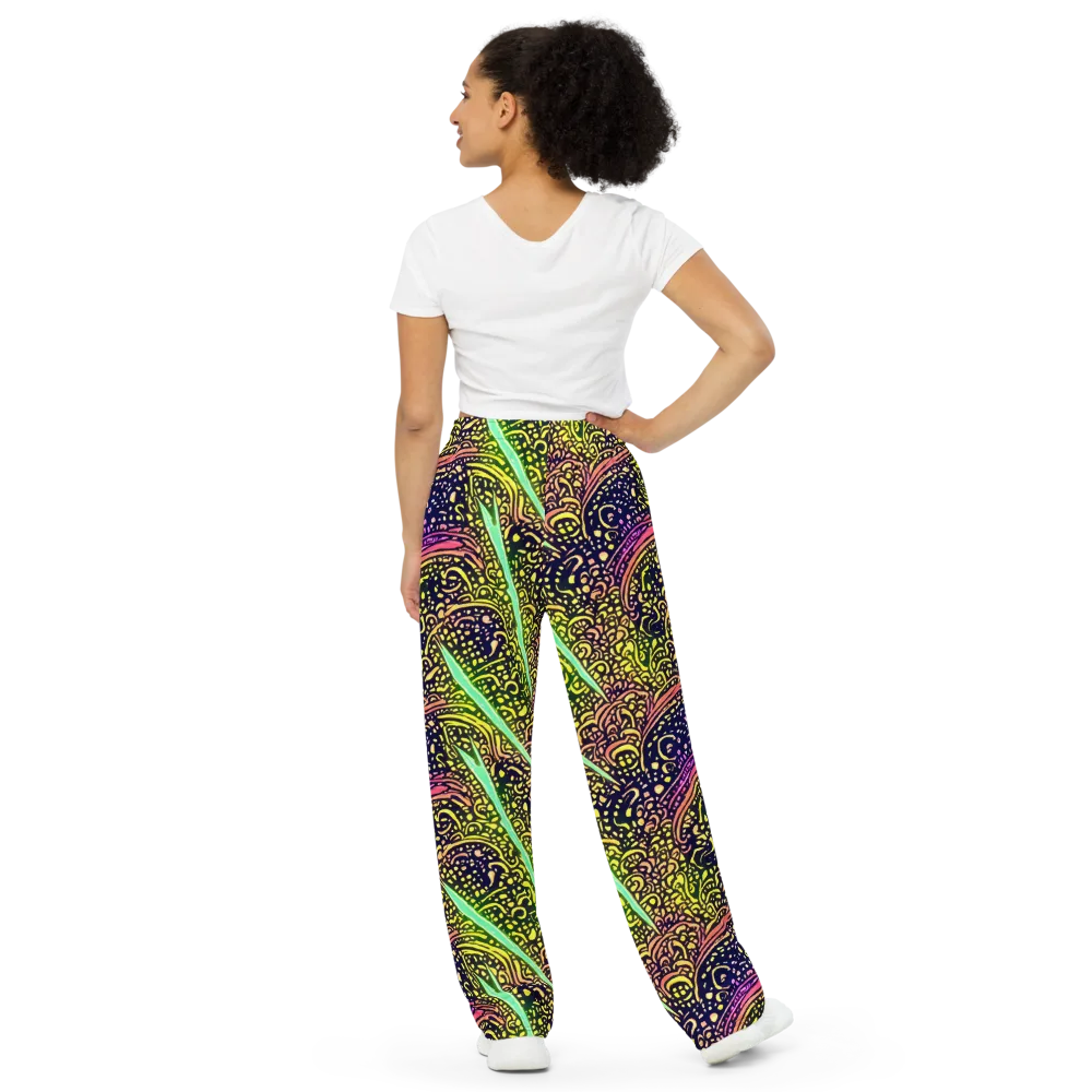 Isenbrant Illumination on Wide-Leg Pants — Back
