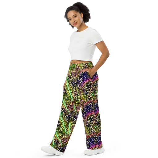 Isenbrant Illumination on a Wide-Leg Pants