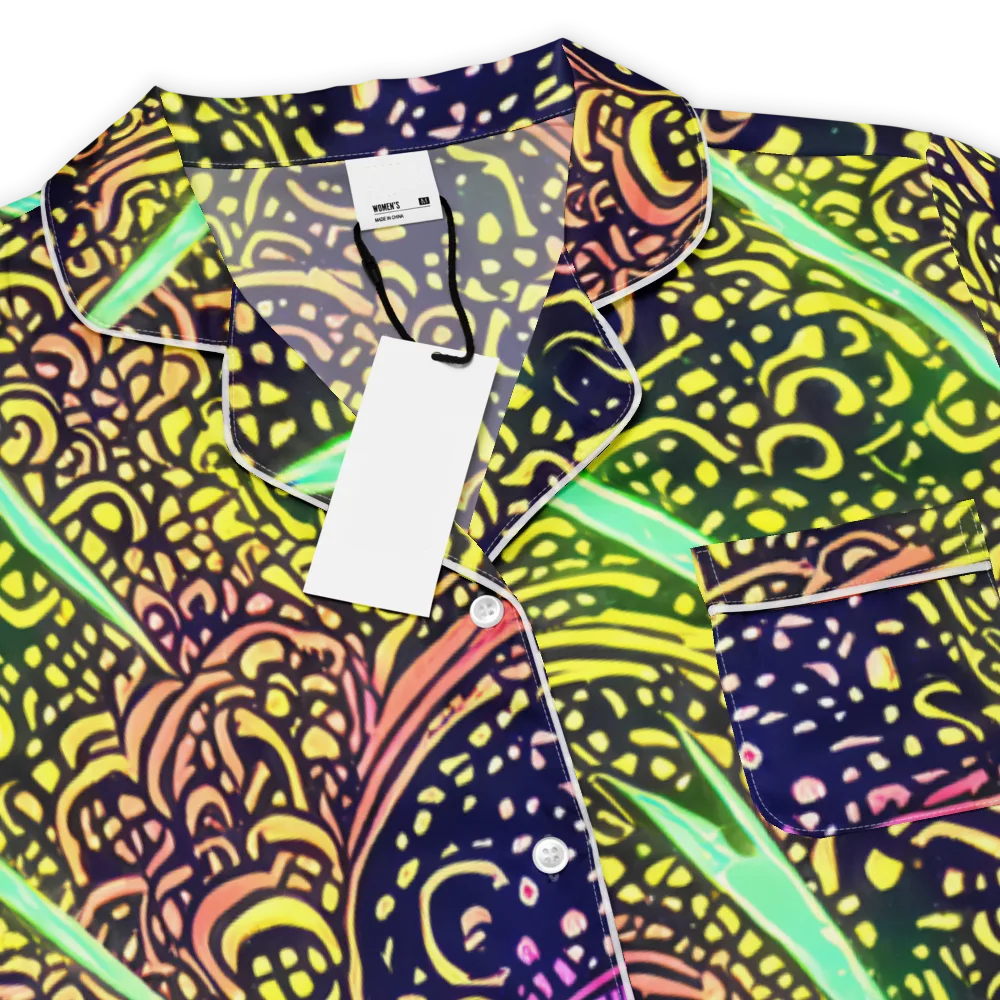 Isenbrant Illumination on Women's Short Sleeve Pajama Top — Product details