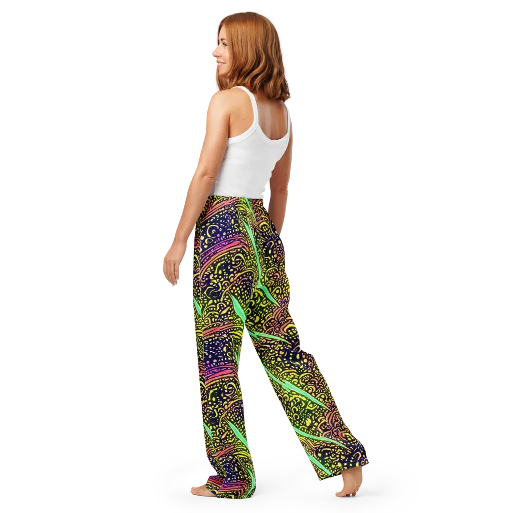Isenbrant Illumination on Women's Pajama Pants — Back