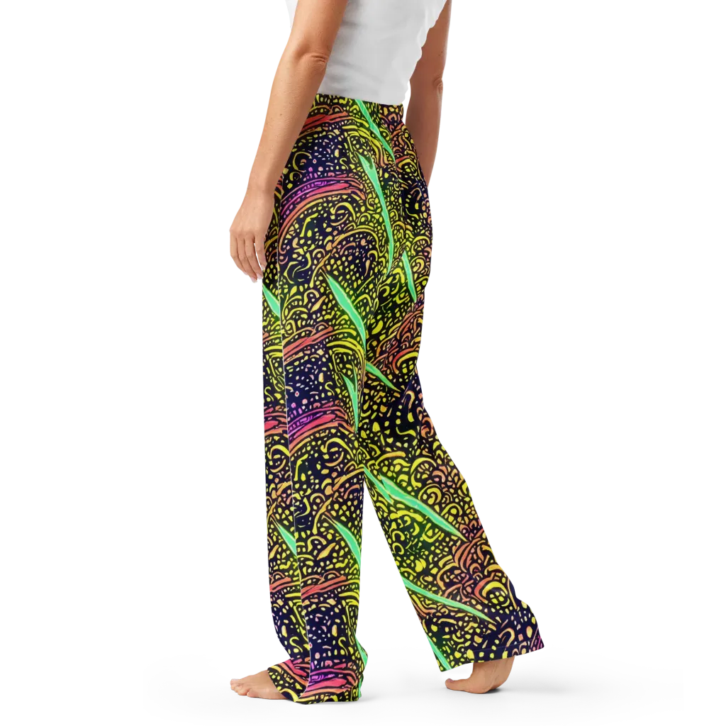 Isenbrant Illumination on Women's Pajama Pants — Left