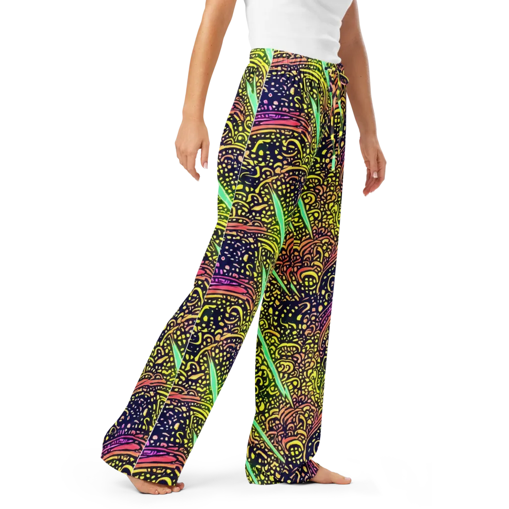 Isenbrant Illumination on Women's Pajama Pants — Right Front