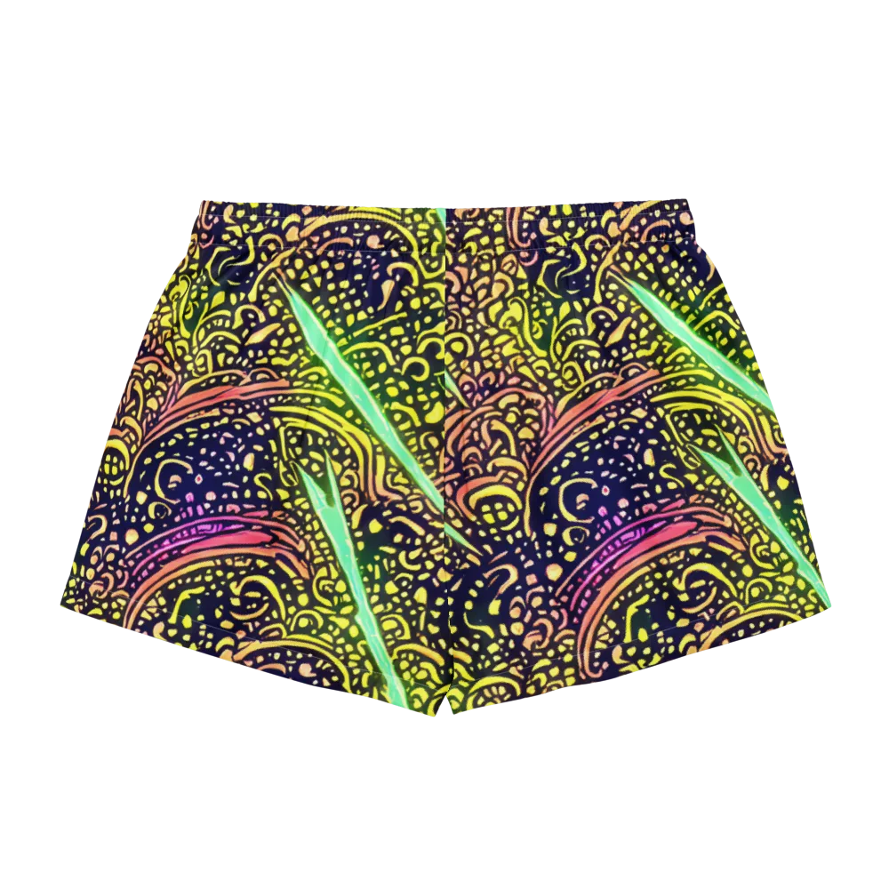 Isenbrant Illumination on Women's Pajama Shorts — Back
