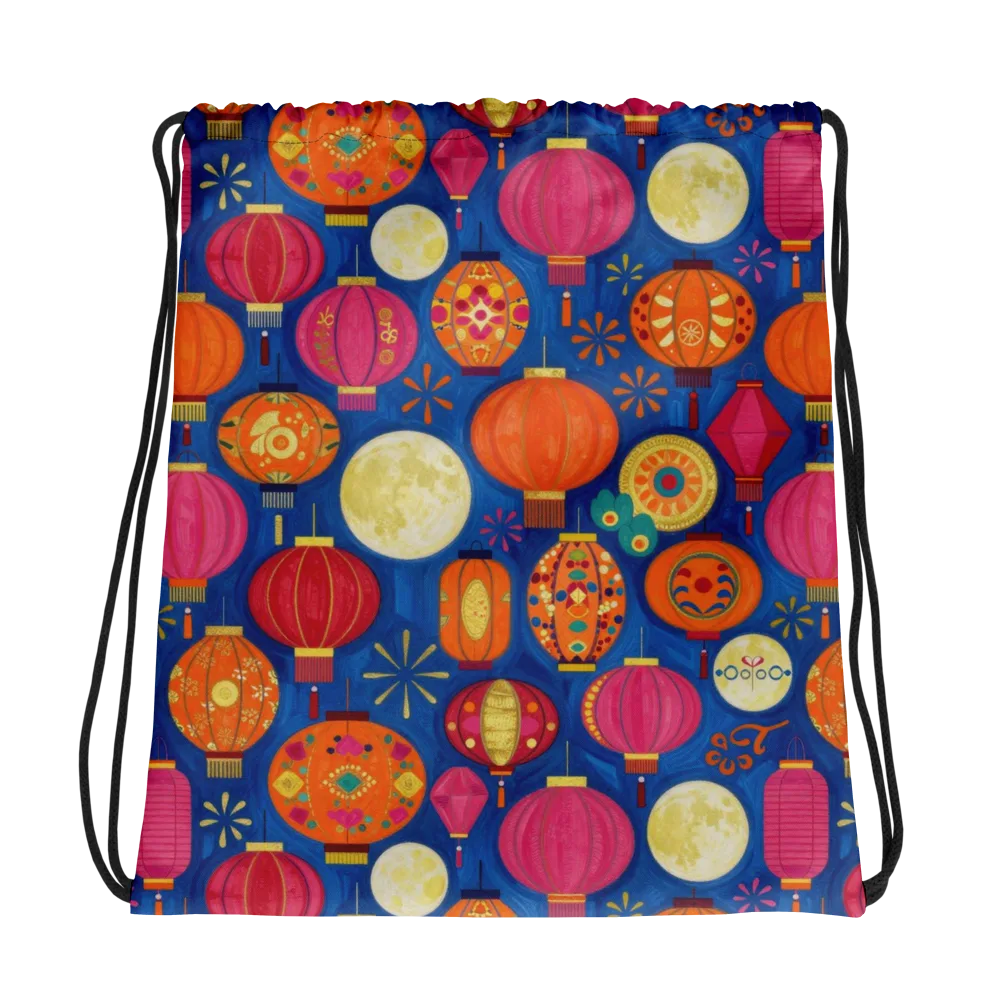 Indigo Afterglow on Drawstring Bag — Photo