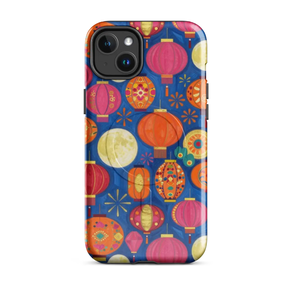 Indigo Afterglow on MagSafe Tough Case for iPhone® — Front
