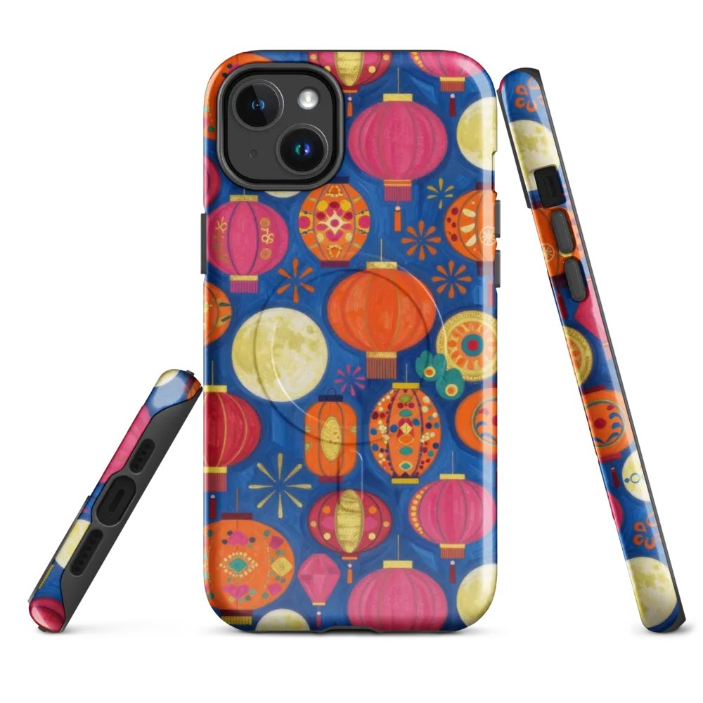 Indigo Afterglow on MagSafe Tough Case for iPhone® — Front