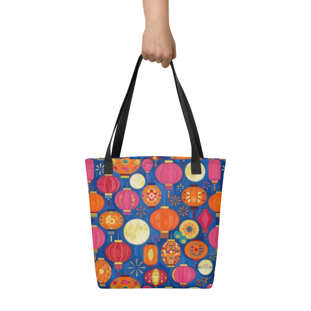 Indigo Afterglow on Tote Bag — Front