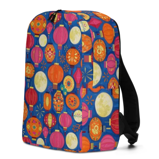 Indigo Afterglow on a Minimalist Backpack