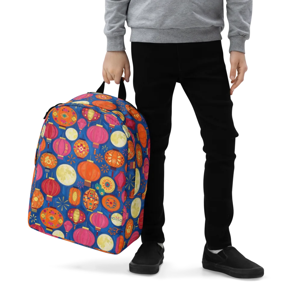 Indigo Afterglow on Minimalist Backpack — Zoomed-in