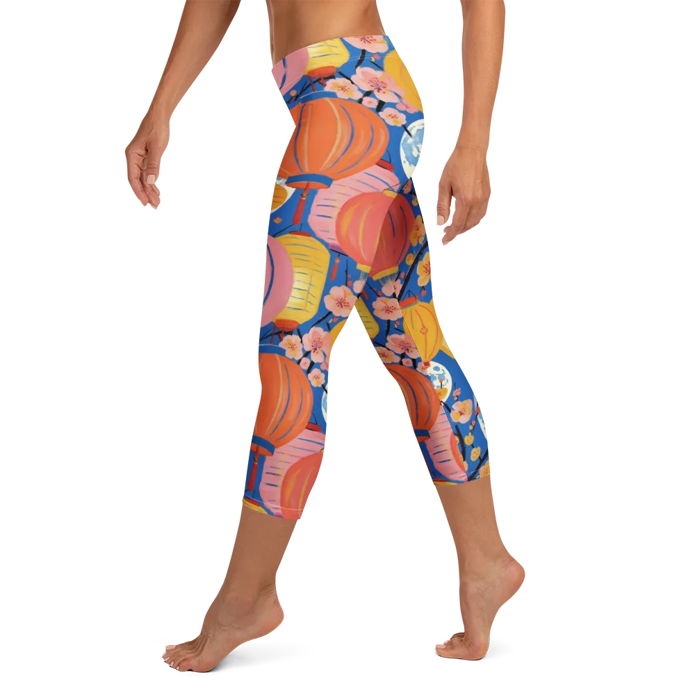 Festival Afterglow on Capri Leggings — Left