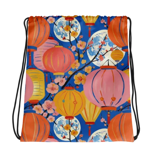 Festival Afterglow on a Drawstring Bag