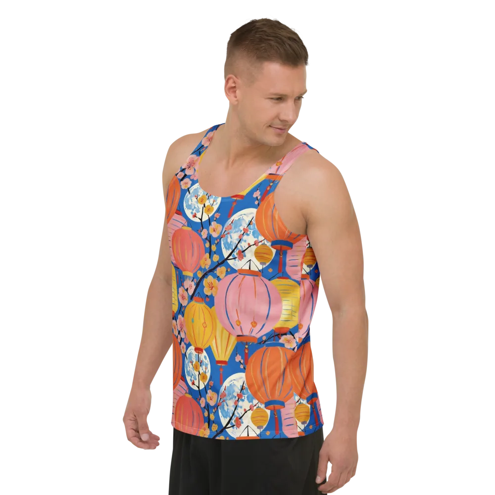 Festival Afterglow on Men's Tank Top — Left Front