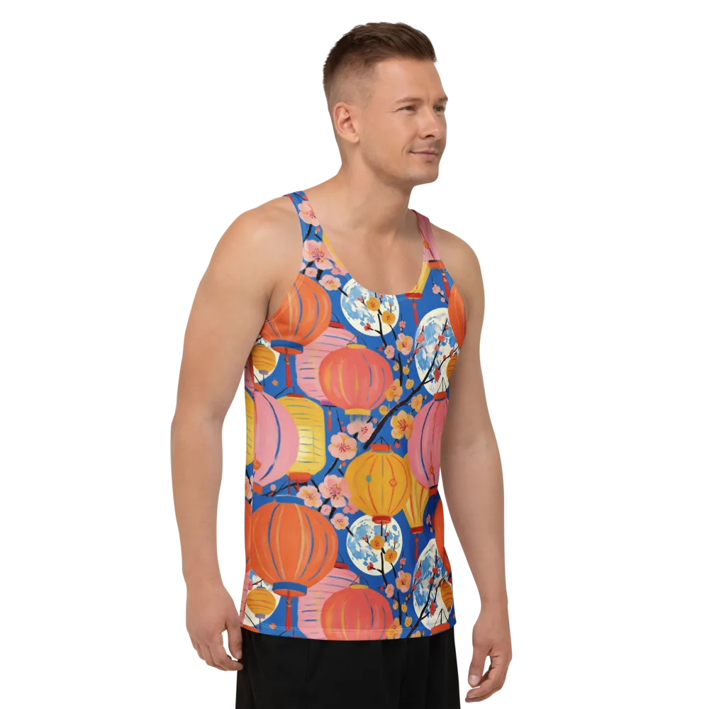 Festival Afterglow on Men's Tank Top — Right Front