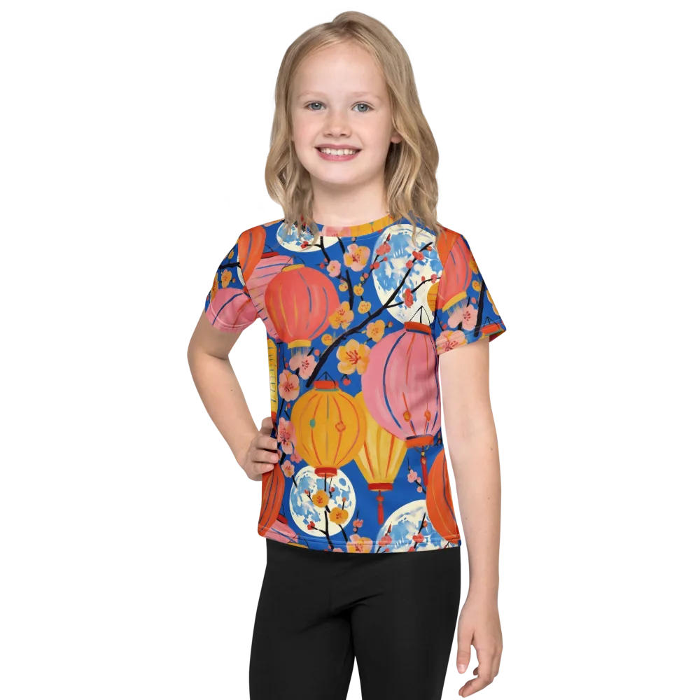 Festival Afterglow on Kids Crew Neck T-Shirt — Front