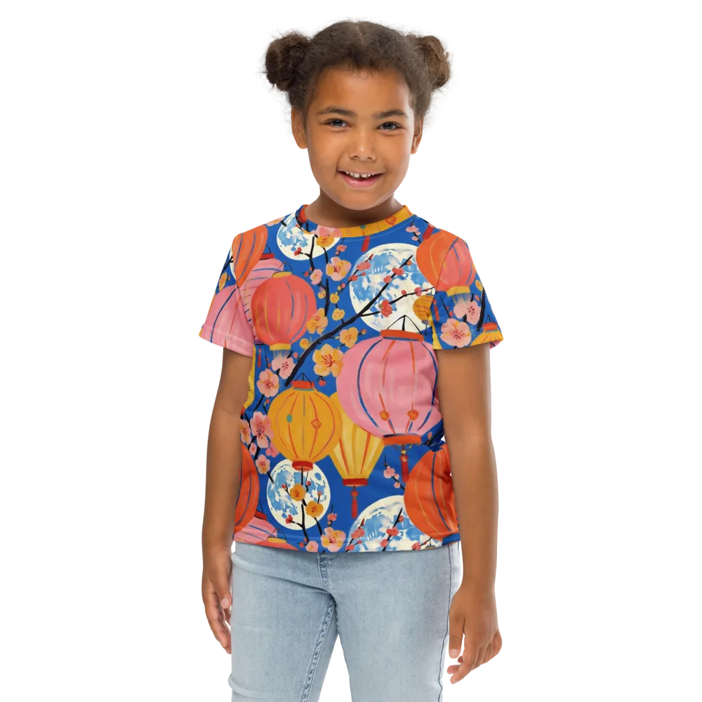 Festival Afterglow on Kids Crew Neck T-Shirt — Front